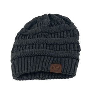 NWOT Women's Grey Satin lined Beenie